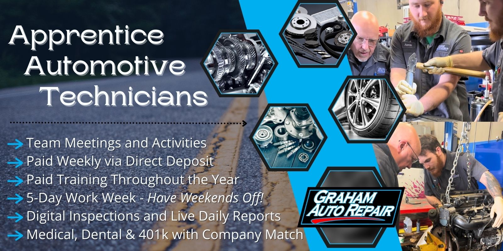 Apprentice Technician Job at Graham Auto Repair